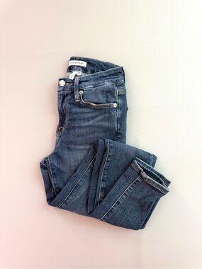 Good American Good Legs Skinny Jeans Medium Blue Denim size 00 24 or 11.25”